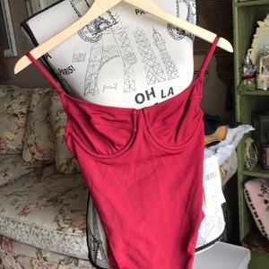 Early 90’s BCBGMaxAzria Sz.4 Red One Piece